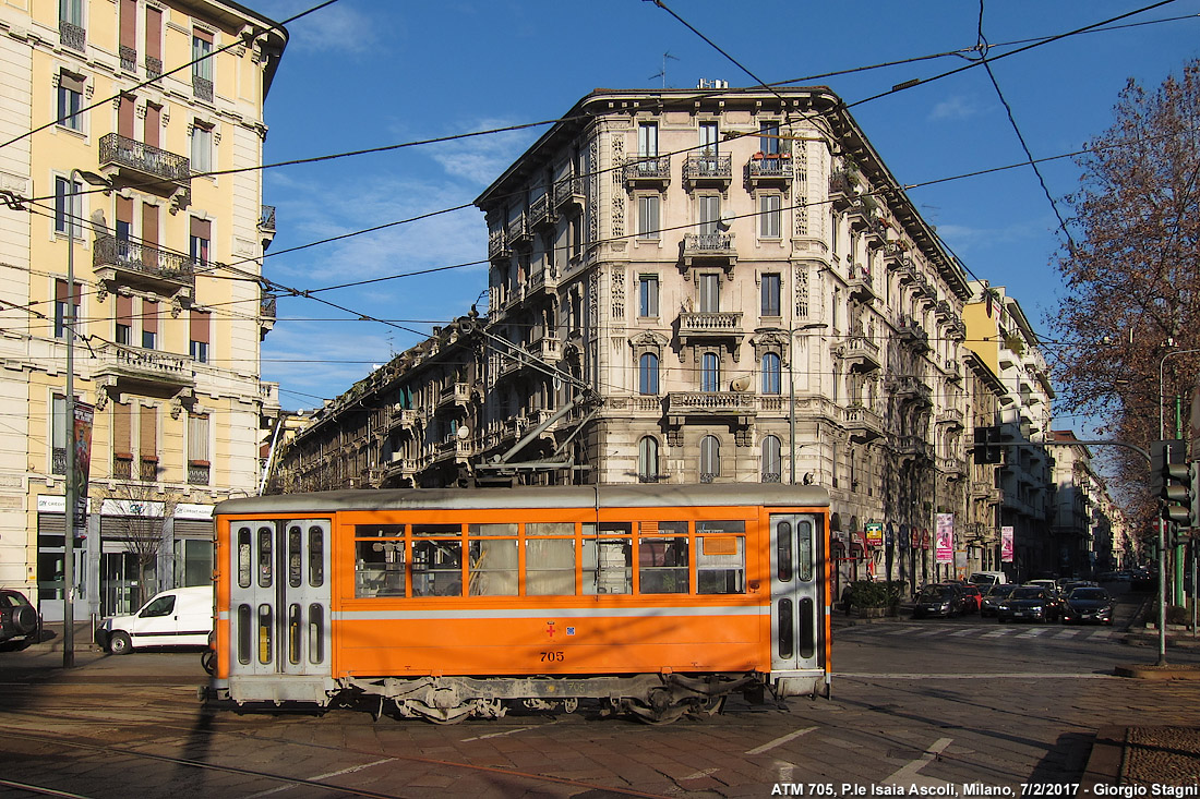 La 705 arancio - P.le Isaia Ascoli.