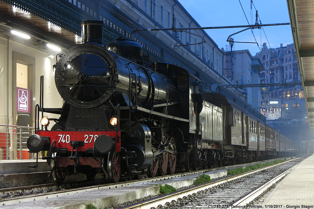 Vapore a Rossiglione - Genova Principe.