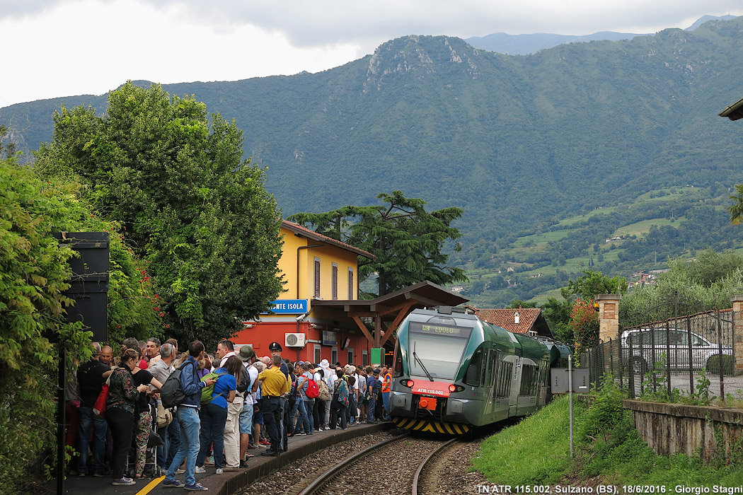 La sera - Il treno da Brescia.