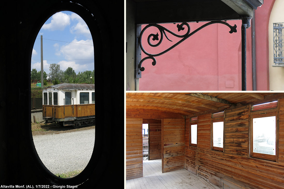 La stazione dei tram di Altavilla (AL) - Altavilla Monf.