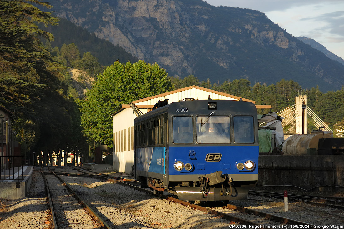 Vapore sulla Nizza-Digne - Puget-Th�niers.