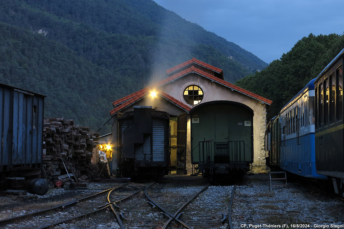 Vapore sulla Nizza-Digne - Puget-Th�niers.