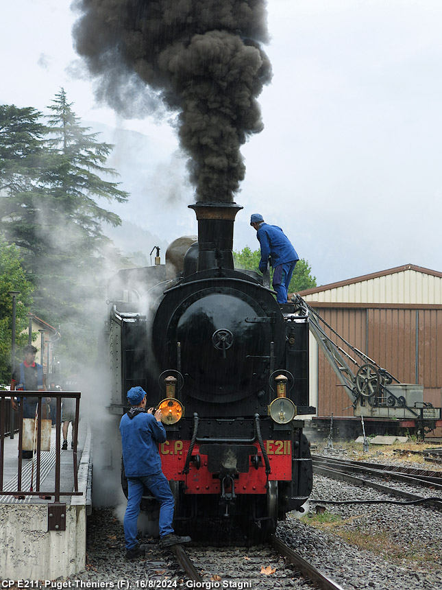 Vapore sulla Nizza-Digne - Puget-Th�niers.