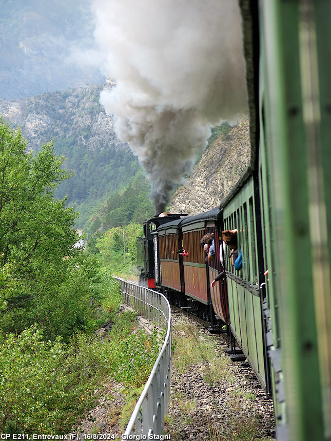 Vapore sulla Nizza-Digne - Annot.