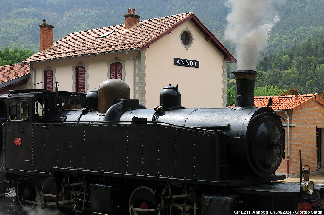 Vapore sulla Nizza-Digne - Annot.