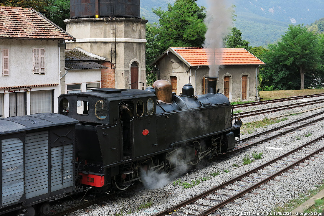 Vapore sulla Nizza-Digne - Annot.