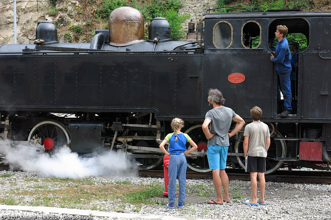 Vapore sulla Nizza-Digne - Annot.