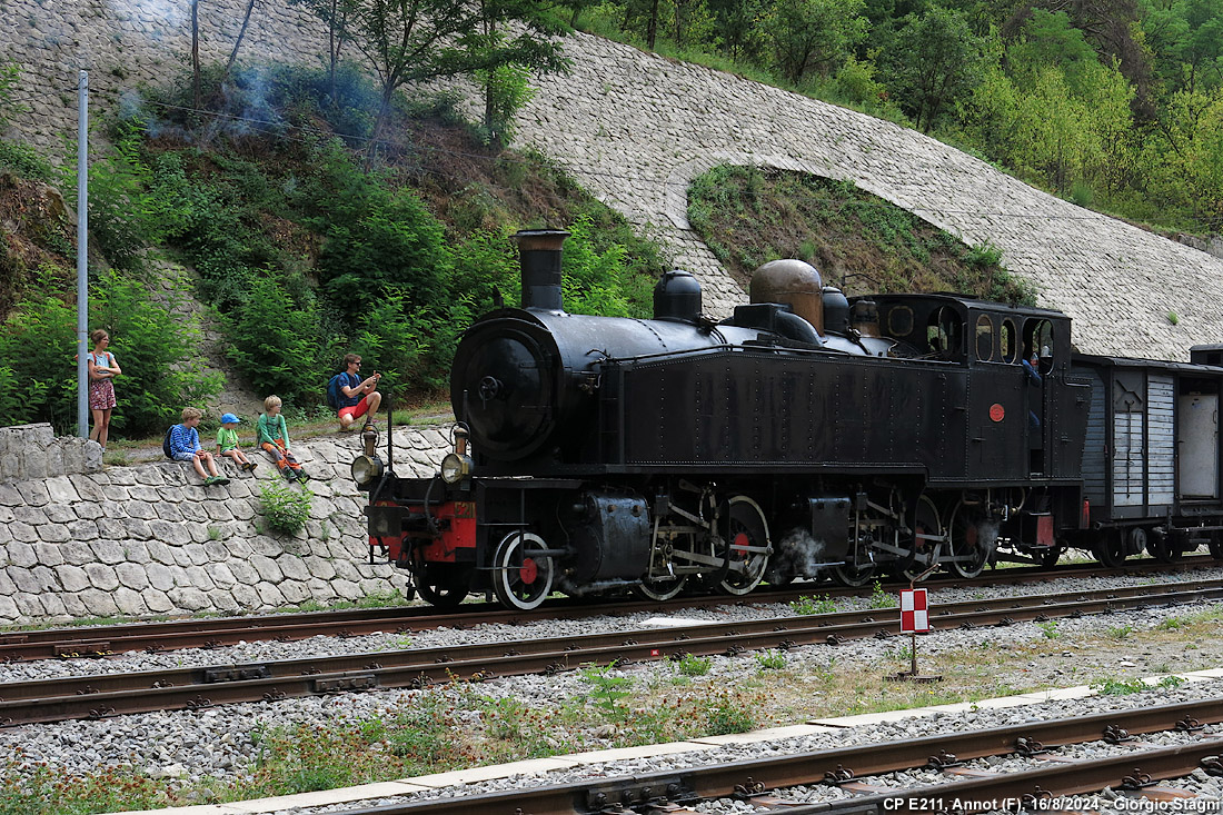 Vapore sulla Nizza-Digne - Annot.