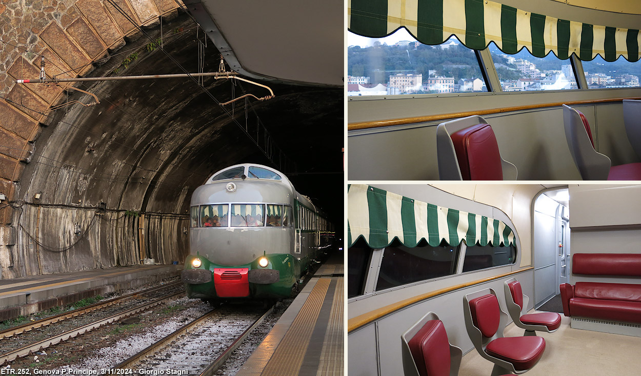 L'ETR.252 Arlecchino - Genova P.Principe.