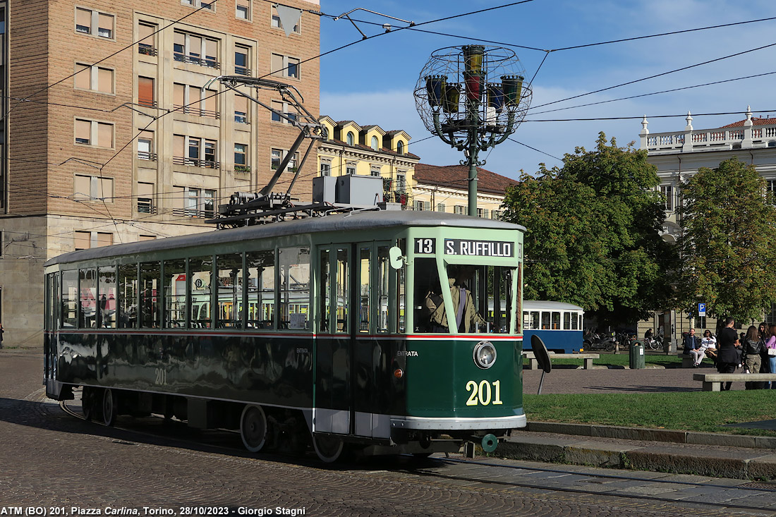 Tram storici d'autunno - P.za Carlina.