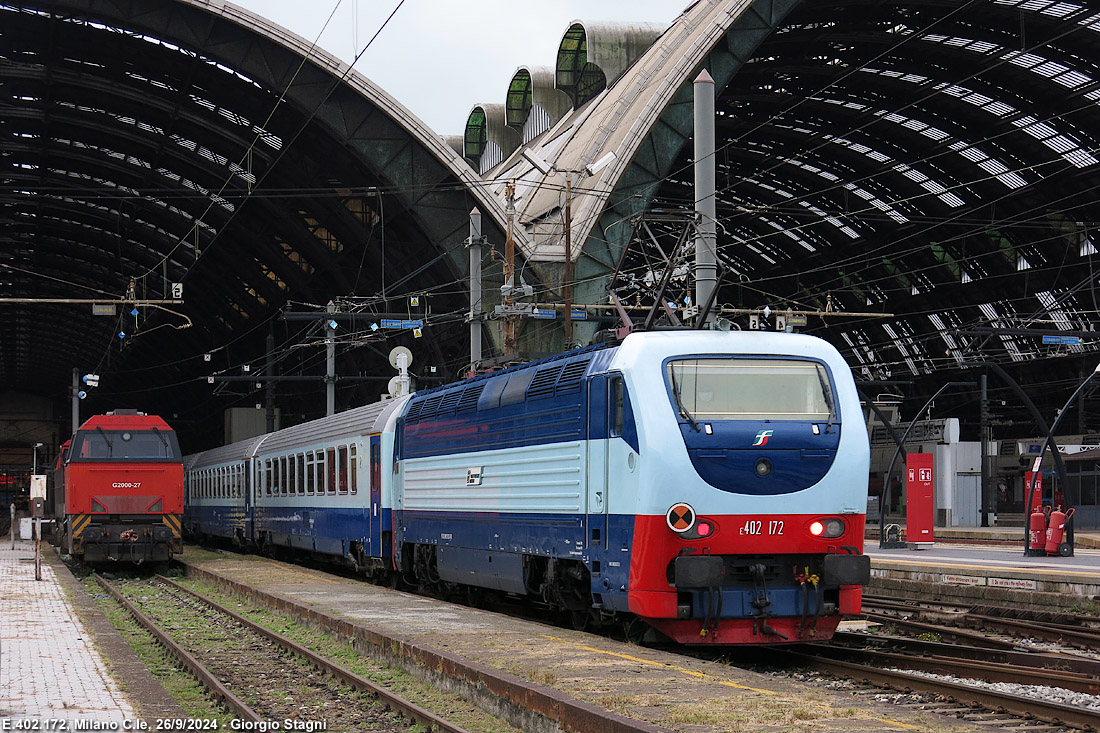 Il nuovo Treno Azzurro - Milano Centrale.