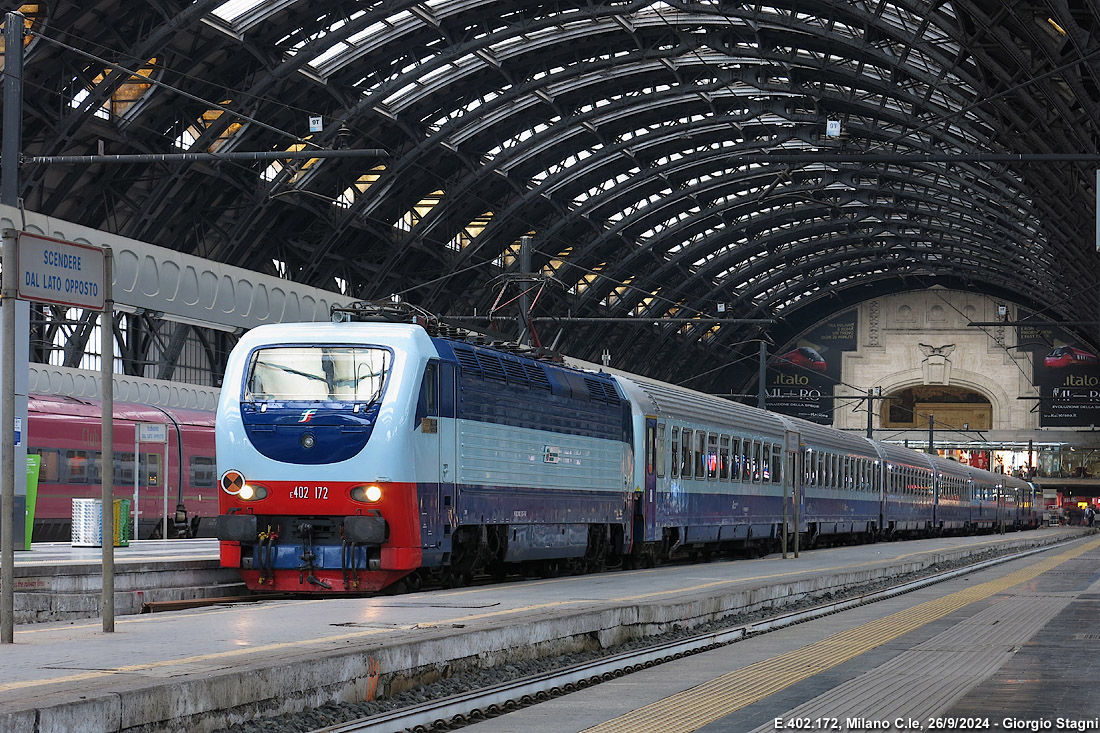 Il nuovo Treno Azzurro - Milano Centrale.