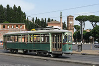 I tram storici - P.le Verano.