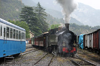 Vapore sulla Nizza-Digne - Puget-Thniers.
