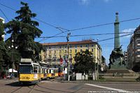 Tram a Milano 2024 - P.za V Giornate.