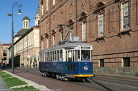 Tram storici d'autunno - Via Accademia Albertina.