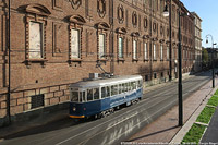 Tram storici d'autunno - Via Accademia Albertina.