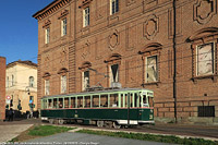 Tram storici d'autunno - Via Accademia Albertina.