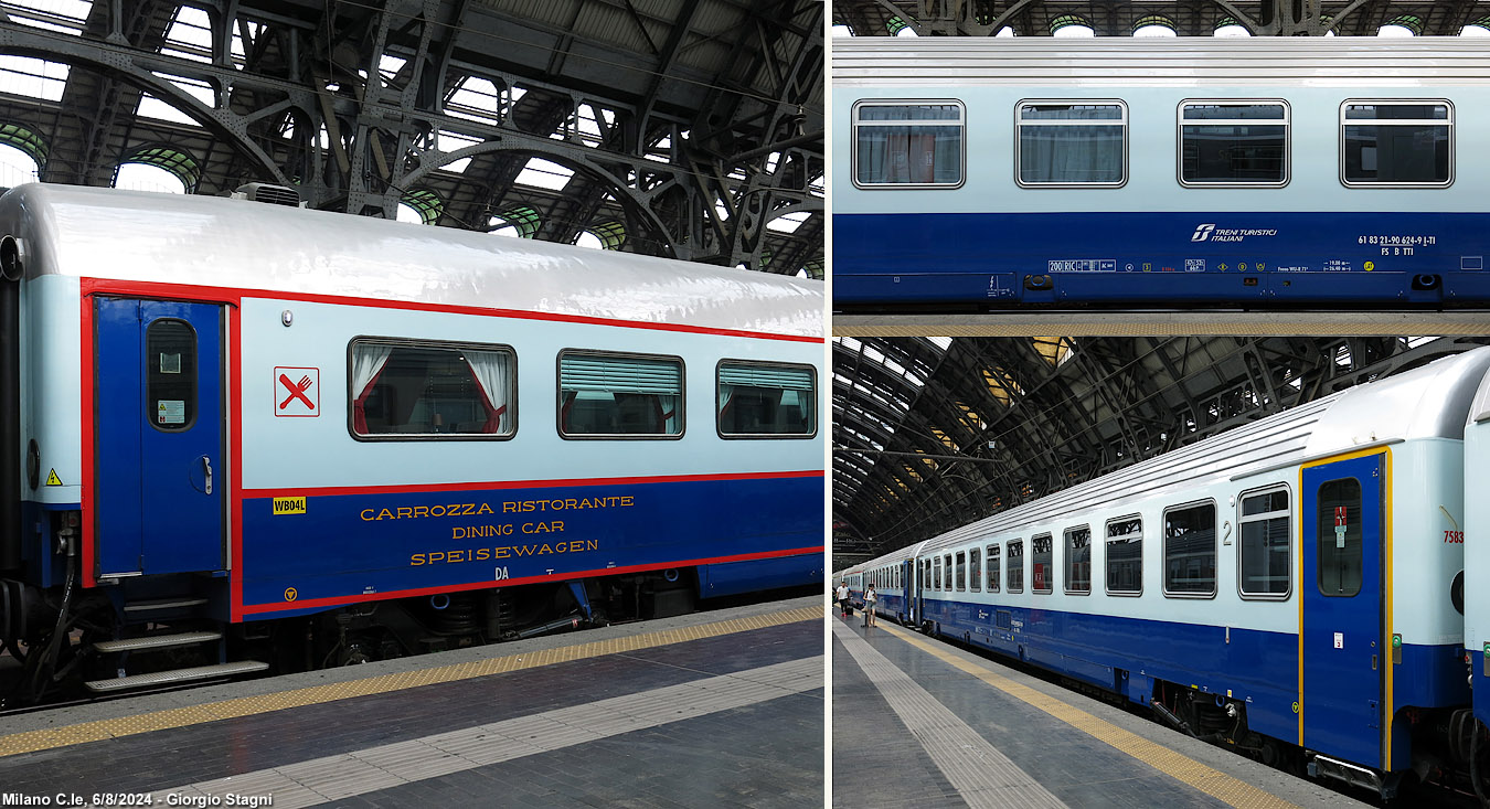 Il nuovo Treno Azzurro - Milano Centrale.