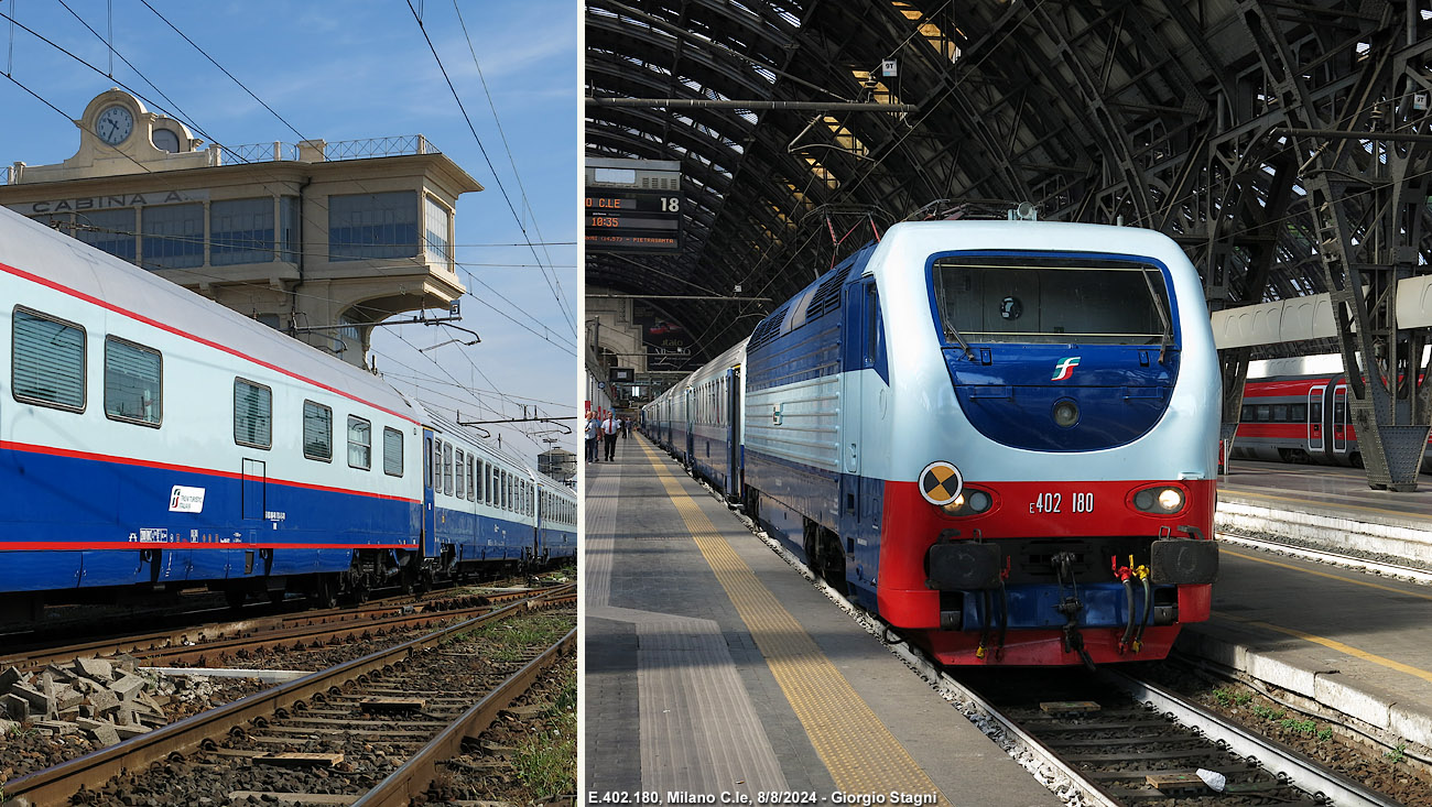 Il nuovo Treno Azzurro - Milano Centrale.