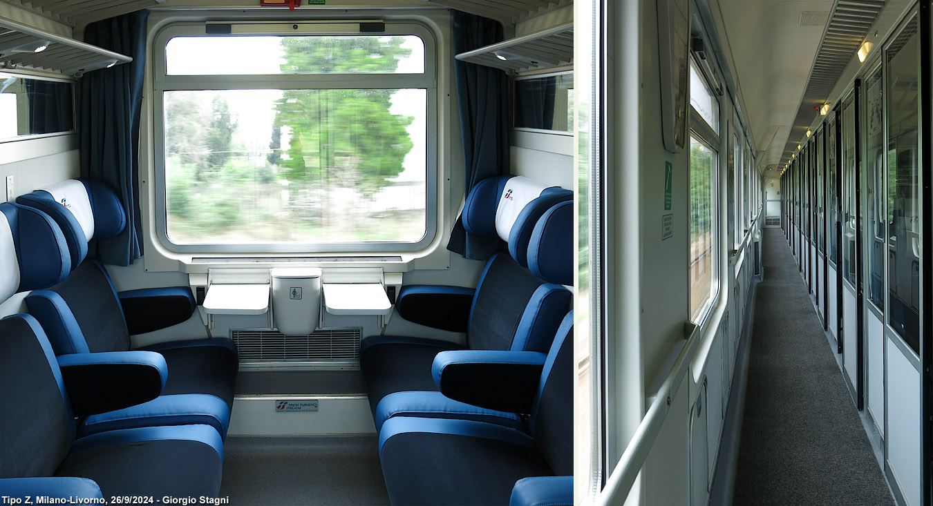 Il nuovo Treno Azzurro - Milano-Livorno.
