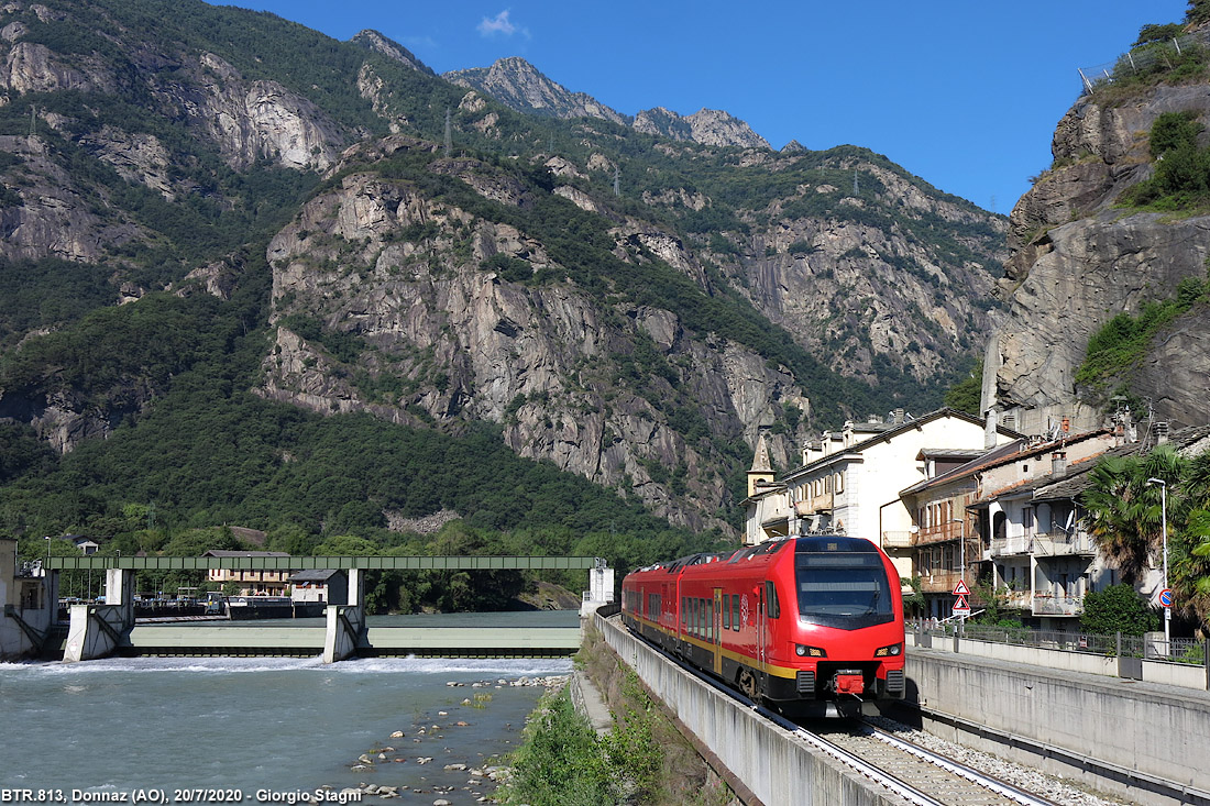 Estate 2020: un treno rosso in valle! - Donnaz.