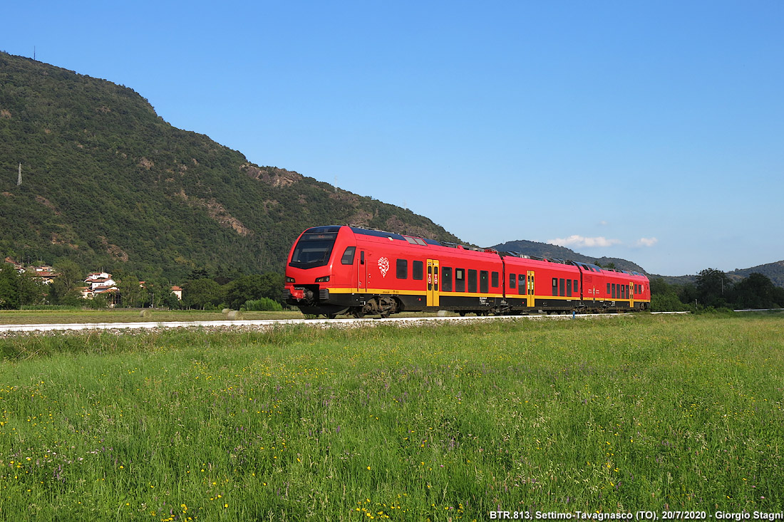 Estate 2020: un treno rosso in valle! - Settimo-Tavagnasco.