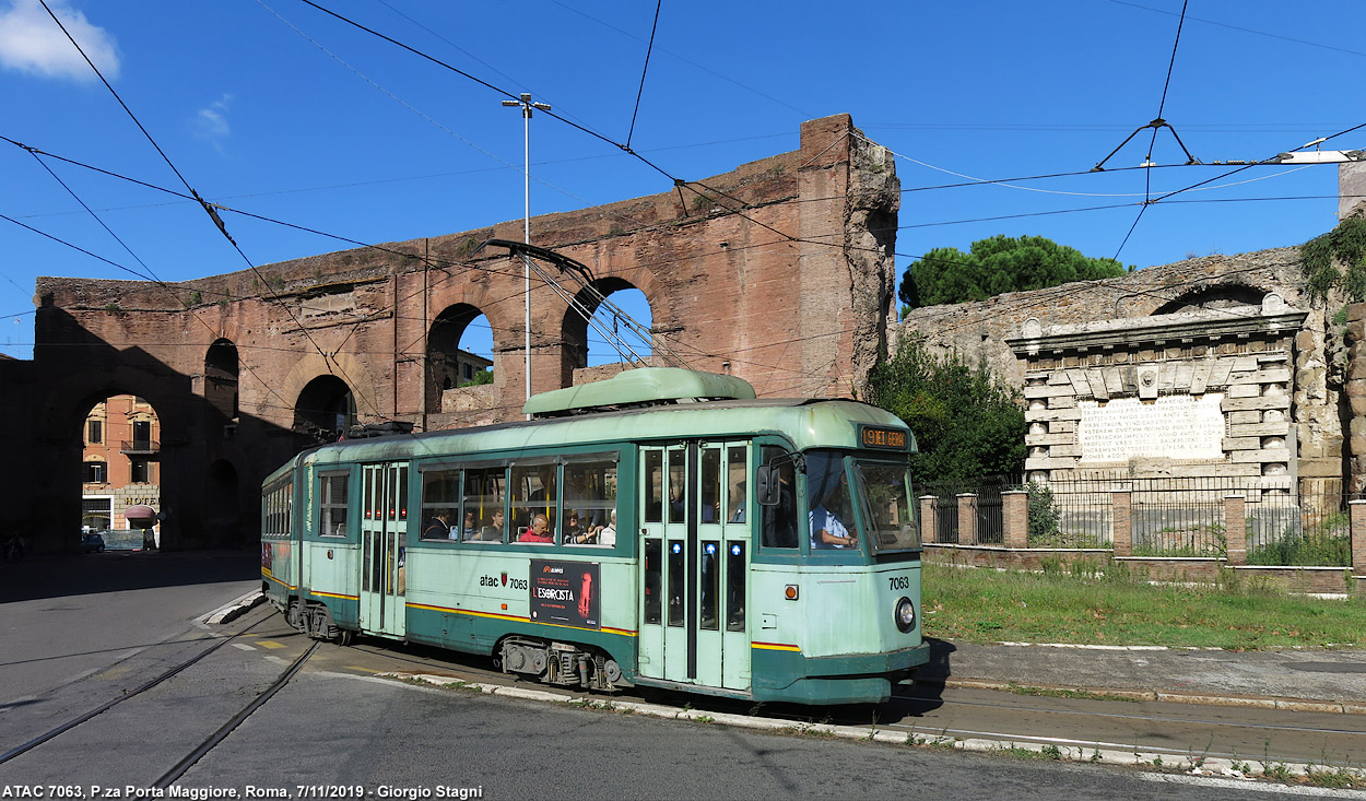 Tram a novembre e gennaio - Porta Maggiore.