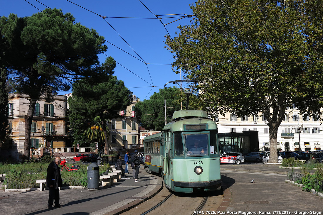 Tram a novembre e gennaio - Porta Maggiore.