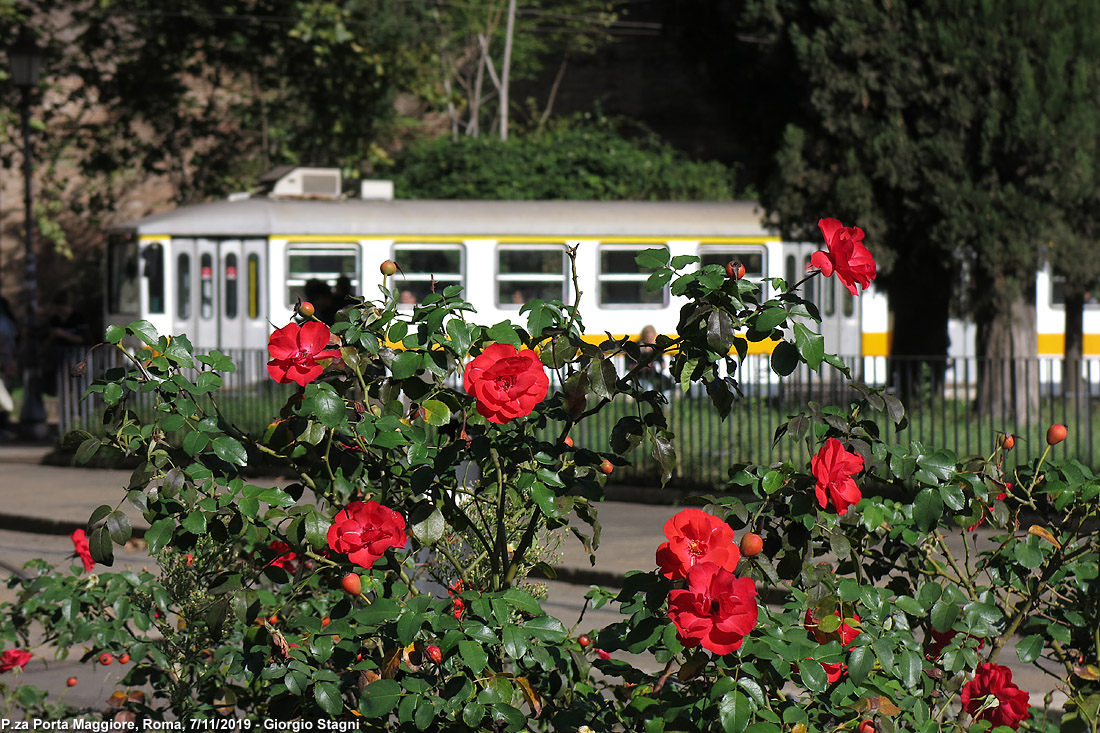 Tram a novembre e gennaio - Porta Maggiore.