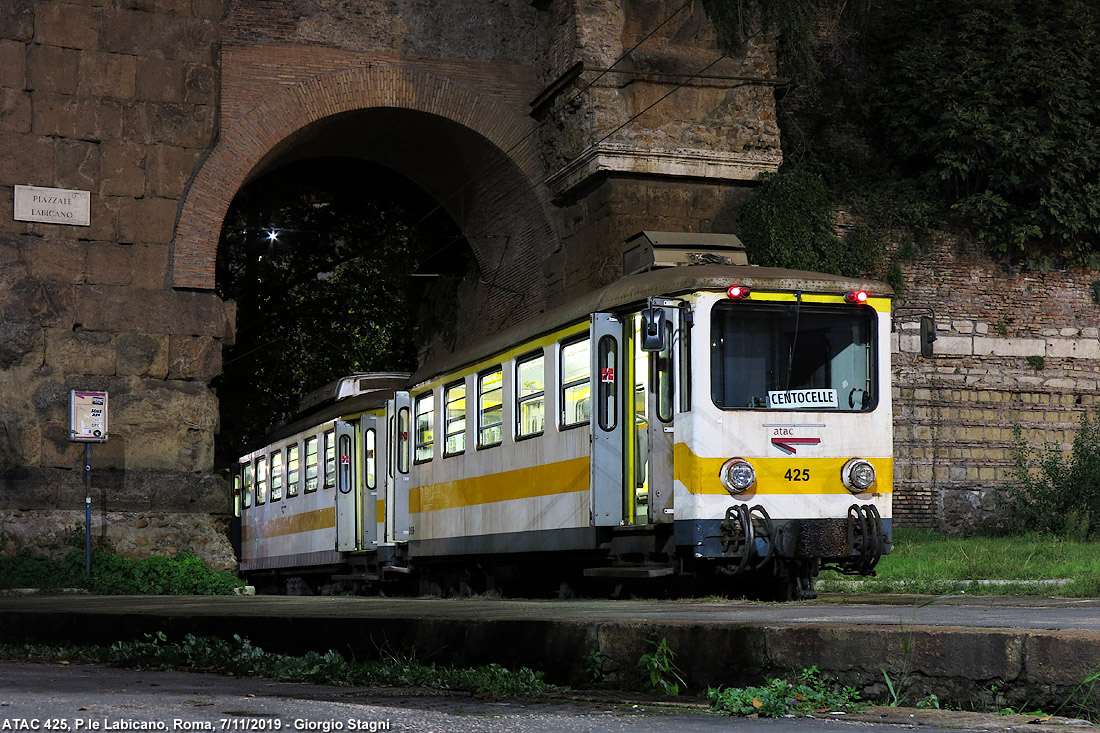 Tram a novembre e gennaio - P.le Labicano.