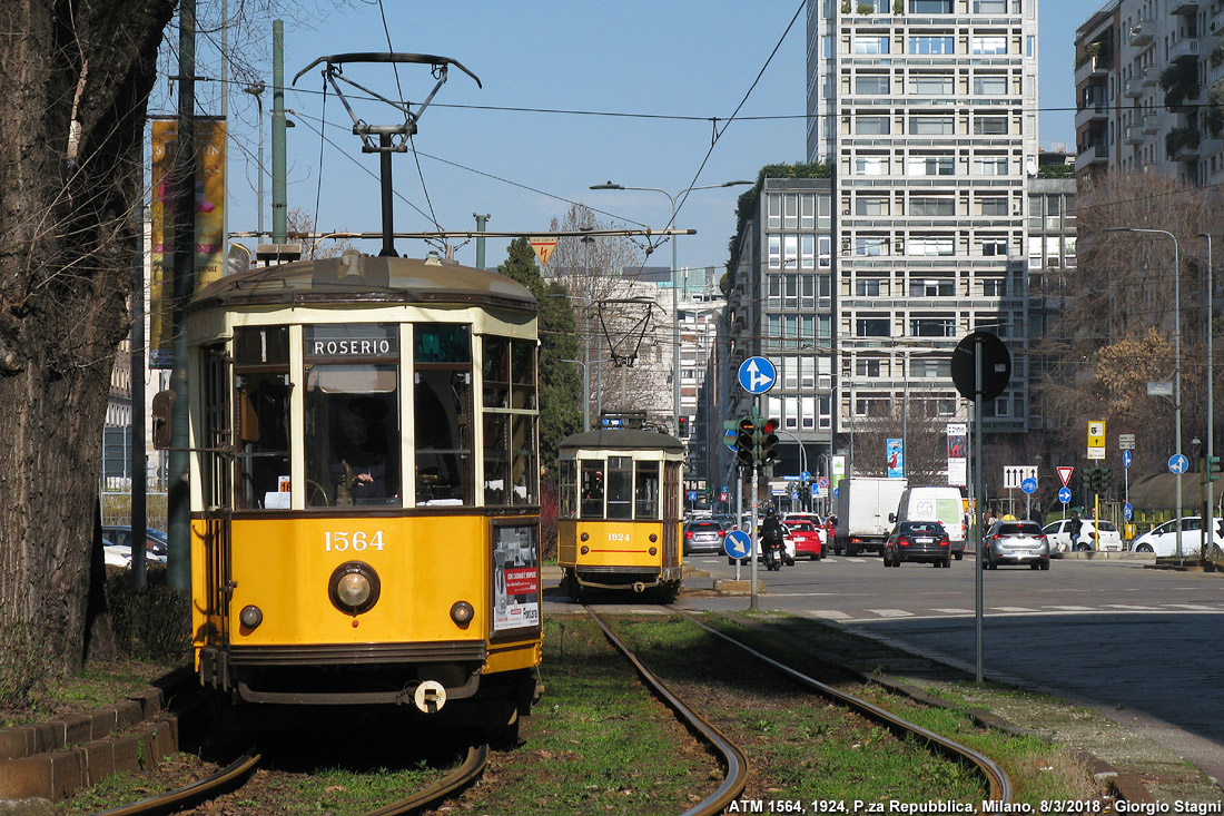 I tram del 2018 - P.za Repubblica.