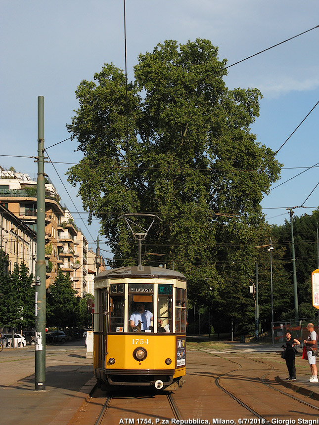I tram del 2018 - P.za Repubblica.