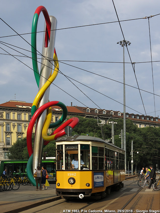 I tram del 2018 - P.le Cadorna.