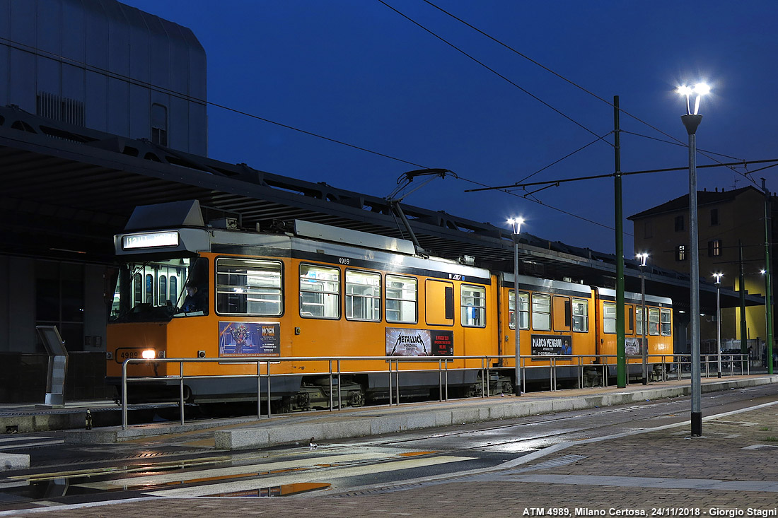 I tram del 2018 - Staz. Certosa.