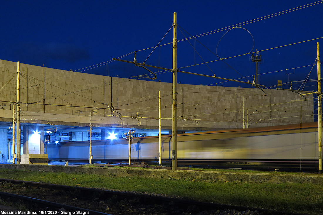 Ferrovia in Sicilia - Messina Marittima.