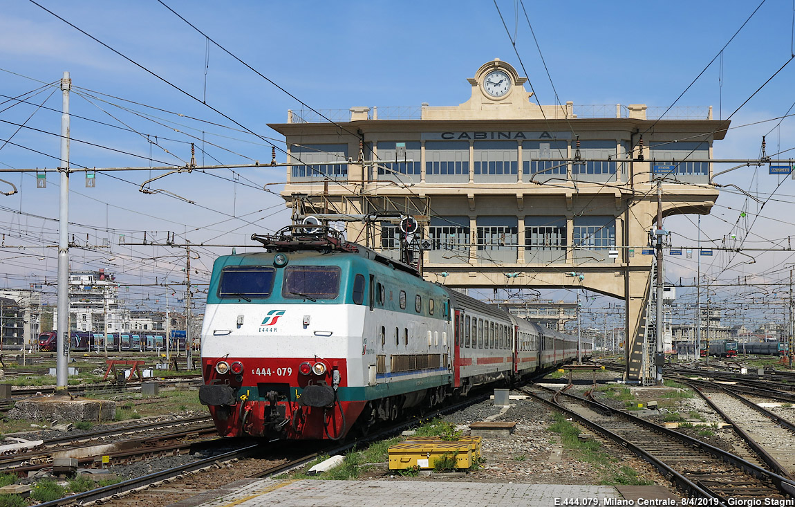 Dall'ultima stagione delle E.444 ad oggi - Milano Centrale.