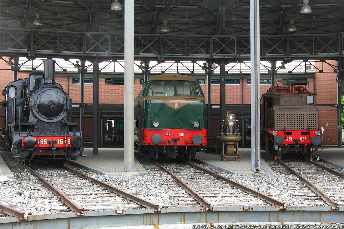 Museo Ferroviario Piemontese - 895, D.461, E.431.