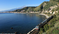 Ferrovia in Sicilia - Taormina.