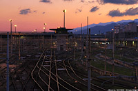Ferrovia in Sicilia - Messina Marittima.