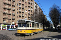 Tram e filobus - Via Bassini.
