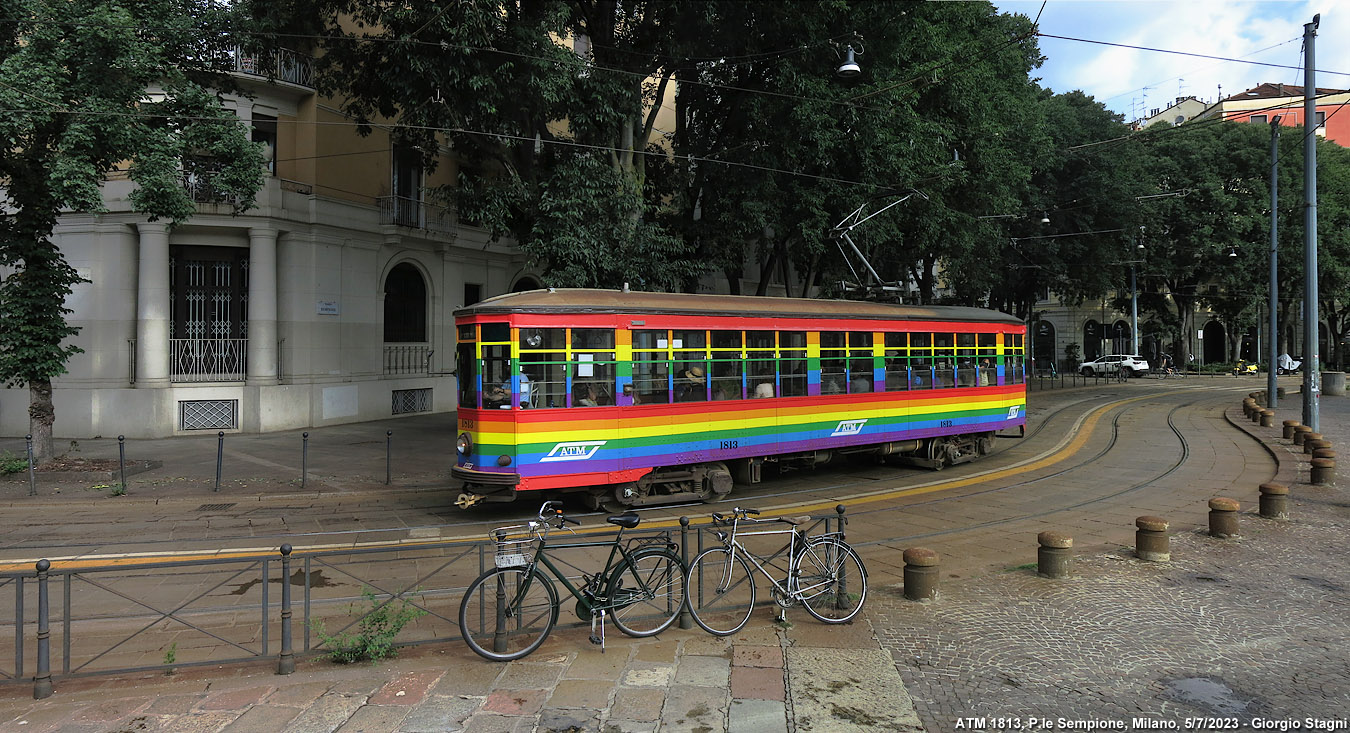 Tram a Milano 2023 - P.le Sempione.