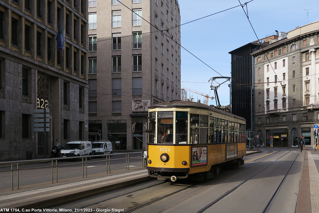 Tram a Milano 2023 - C.so Porta Vittoria.