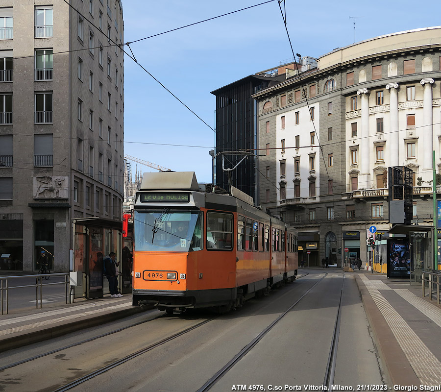 Tram a Milano 2023 - C.so Porta Vittoria.