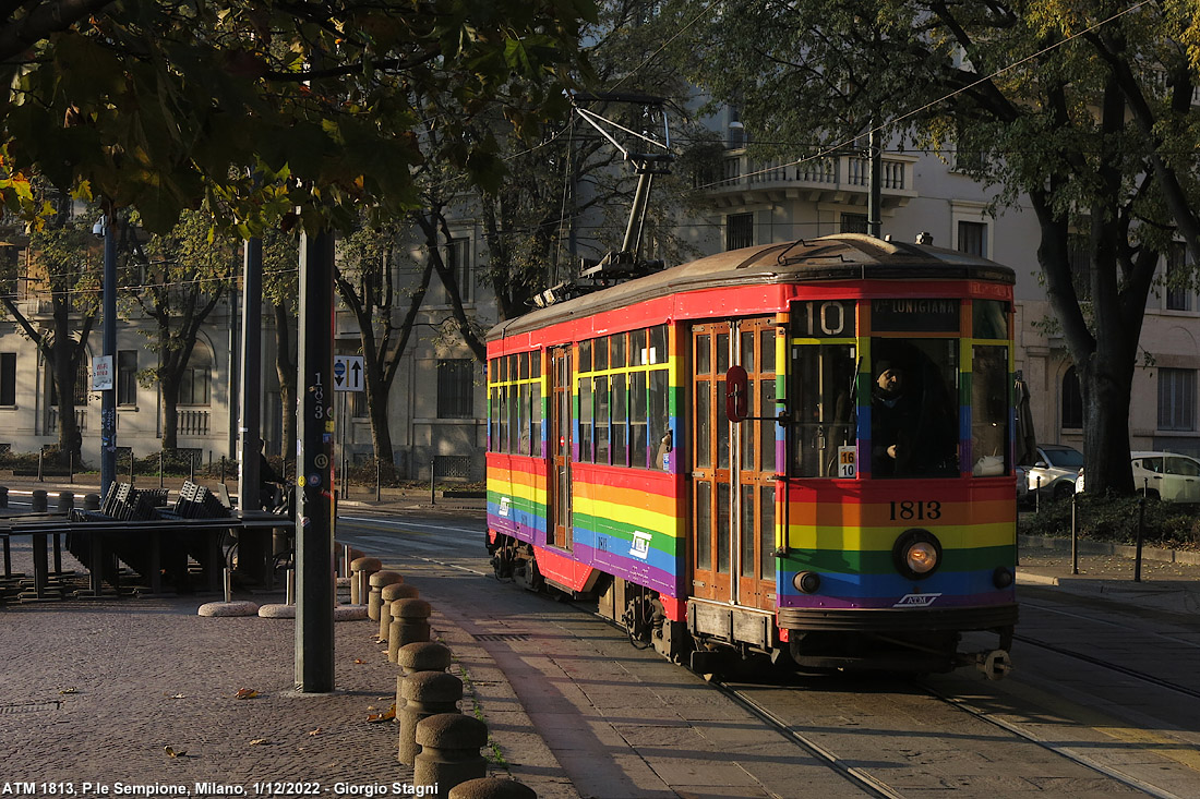 Tram a Milano 2022 - P.le Sempione.
