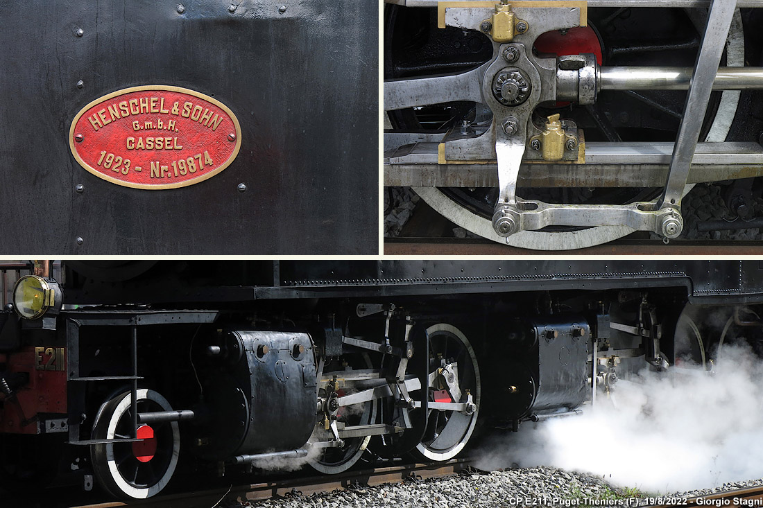La locomotiva E211 - Puget-Thniers.