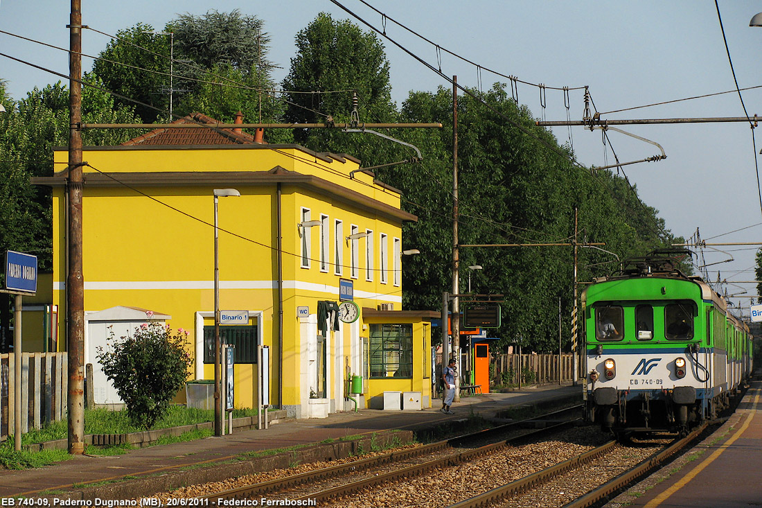 L'ultima stagione delle EB 740 delle Nord - Paderno Dugnano.
