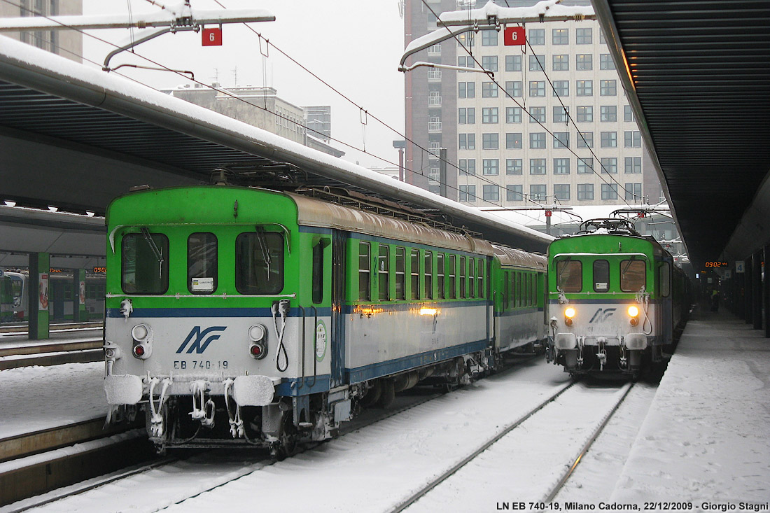 L'ultima stagione delle EB 740 delle Nord - Milano Cadorna.
