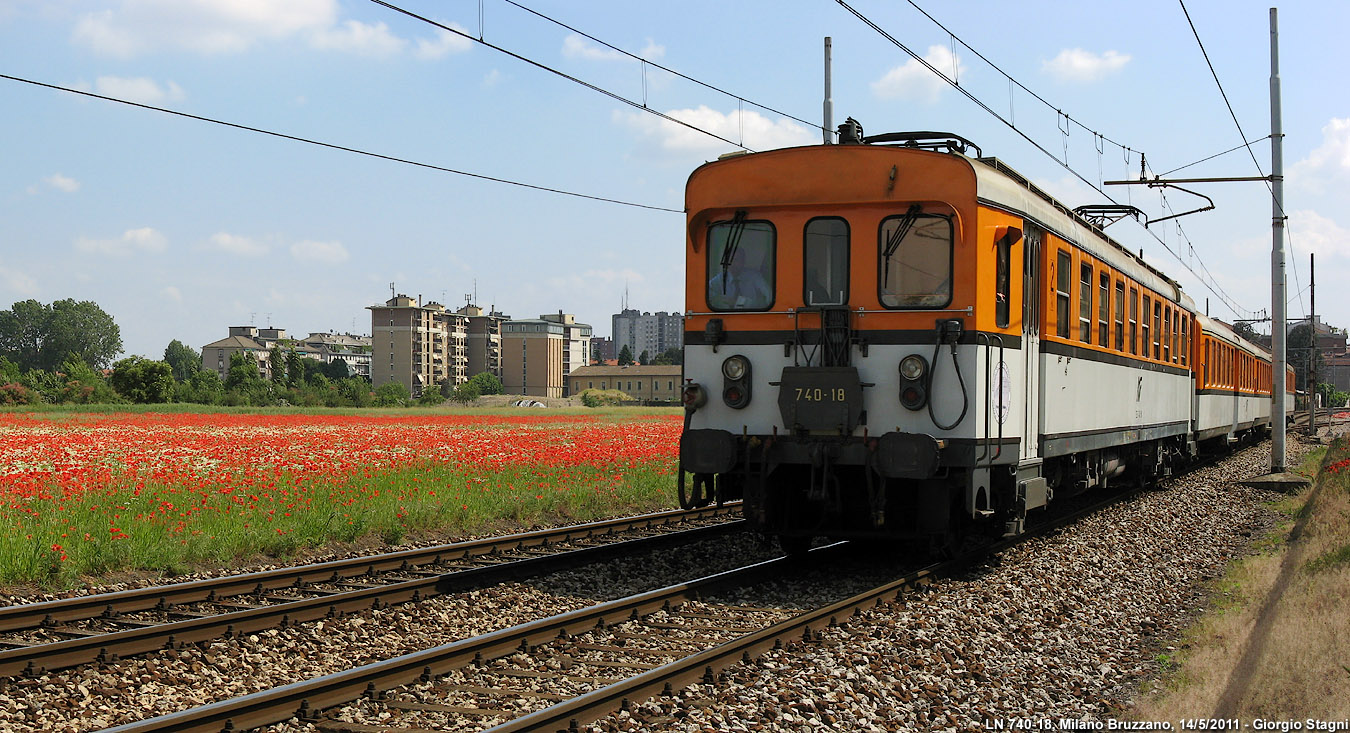 L'ultima stagione delle EB 740 delle Nord - Milano Bruzzano.