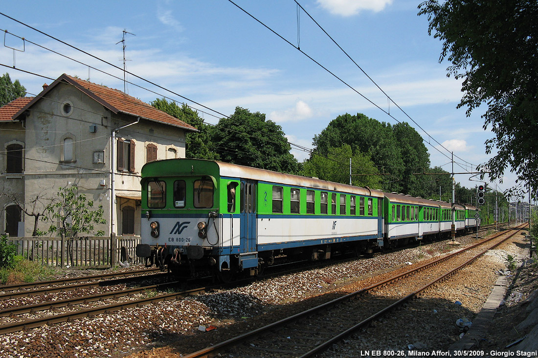 L'ultima stagione delle EB 740 delle Nord - Milano Affori.